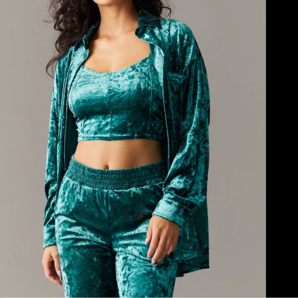 NWT Ladies Playboy Purple Crushed Velour Shacket velvet soft feel brand new Soft - Picture 11 of 12